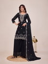 Krishna Vol 2 Designer Moss Silk Plazzo Suit Set Wholesale Collection